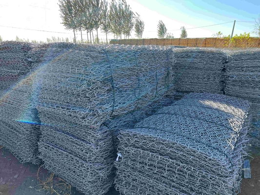 2*1*0,5m 2*1*1m 3*1*1m Galfan Gabion Baskets Tessuti