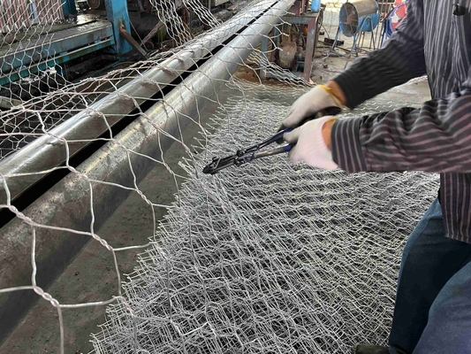2*1*0,5m 2*1*1m 3*1*1m Galfan Gabion Baskets Tessuti
