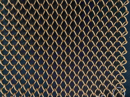 Tenda decorativa bollente di Mesh Shiny Silver Metal Coil del cavo della vernice