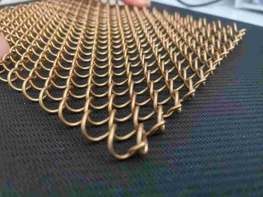 soffitto Devider alluminio Catena Link Curtain 4mm 5mm 6mm Metallo decorativo