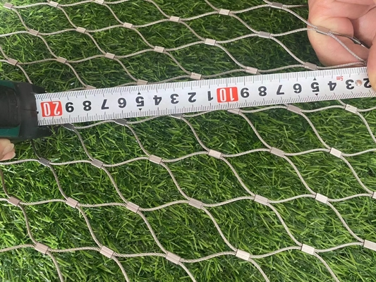 Rete di corda in acciaio inossidabile 304 ️ Maglia di cavi durevole per uccelli e piante, ideale per l'allevamento di pollame, sicurezza nei giardini e campi da calcio