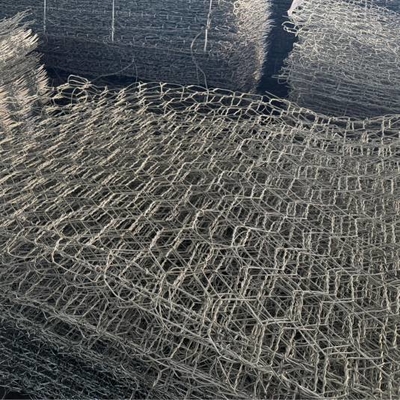Cesto di gabioni galvanizzati 2x1x1m doppia rete di acciaio torto 2.7mm filo