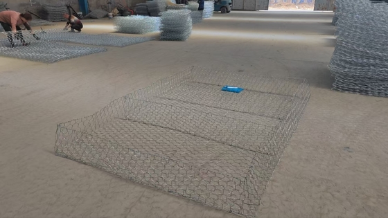 Rete Gabion Esagonale Zincato per la Stabilizzazione del Pendio