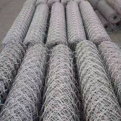 Cestello Gabion per Paesaggistica, Scatola in Rete Metallica Esagonale Zincata per Uso Decorativo e Strutturale