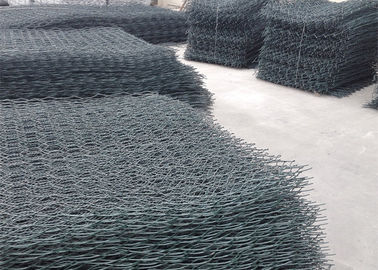 Gabbioni rivestito esagonale del PVC diametro di cavo da 2,0 - 5,0 limetri ISO9001 approvato