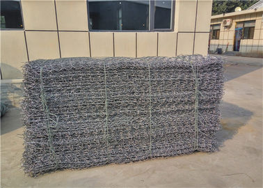 Scatole di gabion galvanizzato personalizzabili con elevata resistenza alla trazione e diametro di 0,6 m