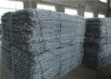 100 mmx120 mm Maglia di maglia Cesto di gabione rivestito di zinco per la protezione delle rive del fiume