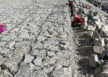 Rete metallica esagonale del gabbione, materasso del gabbione da 60 * 80 limetri per protezione di erosione