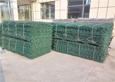 80mmx100mm dimensione della maglia PVC rivestito galvanizzato a caldo galvanizzato gabion gabbie per una costruzione robusta