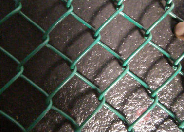 Acciaio al carbonio Galvanizzato Catena Link Mesh Recinzione Diamante Modello Con Metallo Round Post