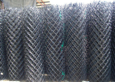 Acciaio al carbonio Galvanizzato Catena Link Mesh Recinzione Diamante Modello Con Metallo Round Post