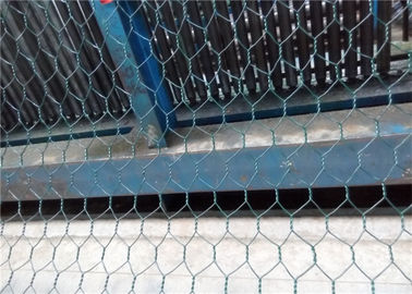Gabbia rivestita esagonale della pietra del gabbione della maglia del PVC torta doppio del filo di acciaio