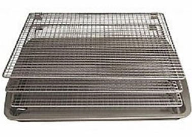 Acciaio inossidabile della maglia della griglia del barbecue del cavo delle griglie del BBQ con forma di rettangolo