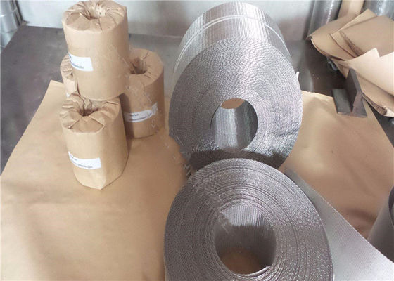 SS304 macchina dell'acciaio inossidabile 72x15 132x17 152x24 Mesh Reverse Dutch Weave Wire Mesh Conveyor Belt For Plastic