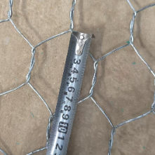 Griglia esagonale di filo di gabione rivestita in PVC per il controllo dell'erosione 10x12 cm